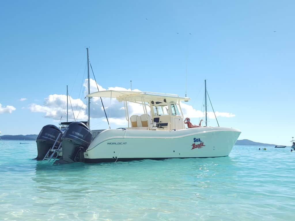 Sea Bandit at the Beach Sea Bandit on charter