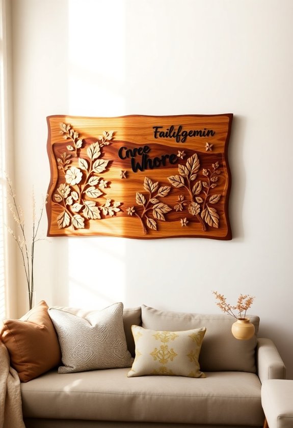 Crafting Wood Decor for Compact Spaces 11 custom wooden wall decor
