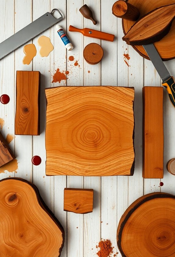 Rustic Wood Art: Easy Step-by-Step Guide 6 guided assembly instructions provided