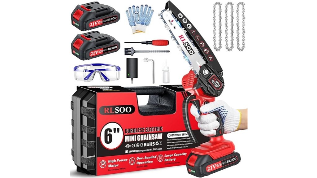 RLSOO Mini Chainsaw Review: Efficient and Portable 1 efficient and portable chainsaw