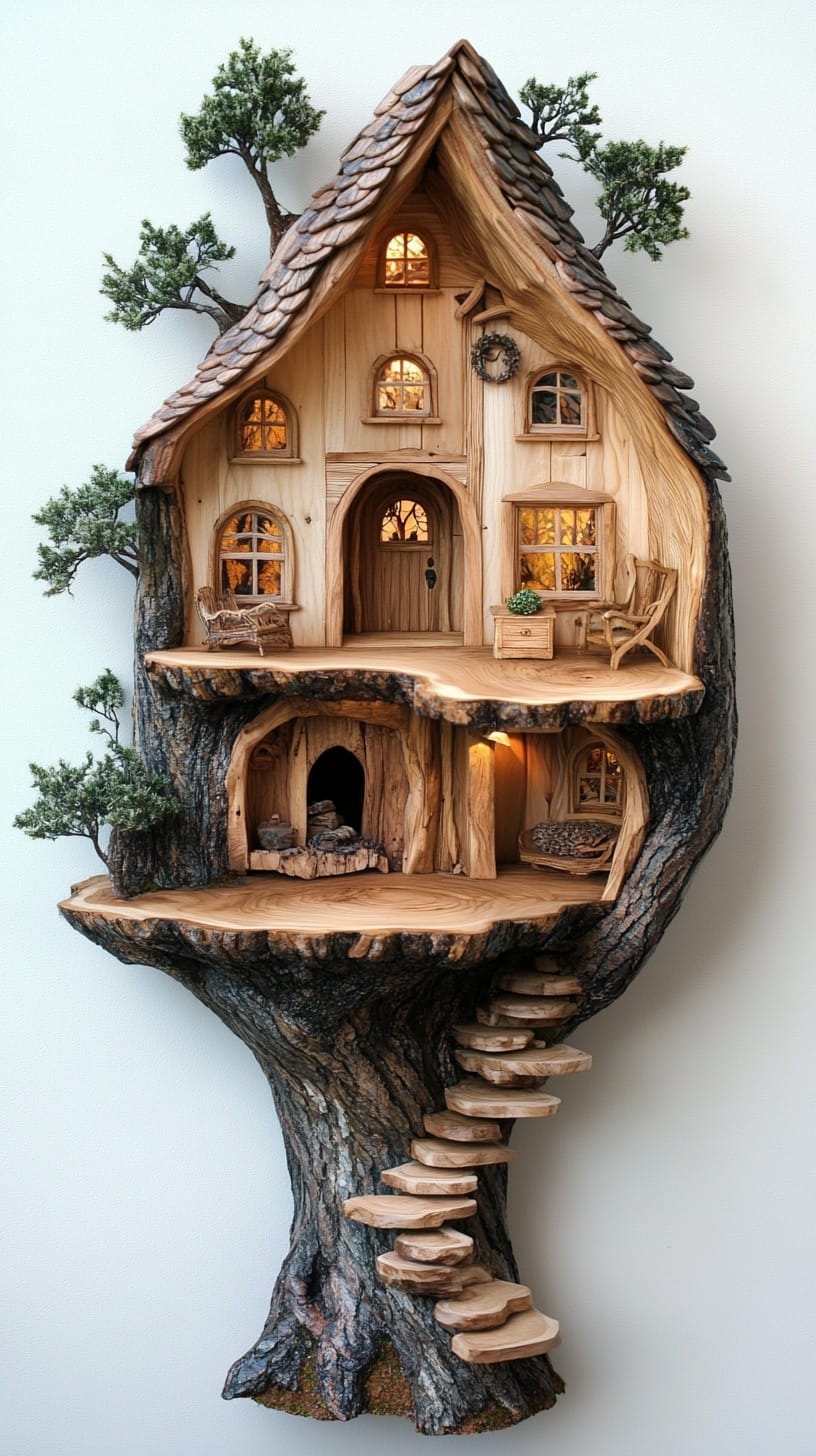 100 Wooden Masterpieces That Will Make You Say 'HOW?!' 🪚✨ 189 189