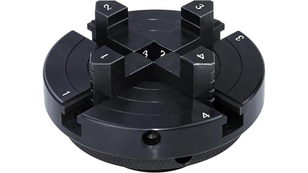 4 Inch Wood Lathe Chuck Set 1" x 8 tpi & 3/4"x16TPI Adapter Review 1 wood lathe chuck set review