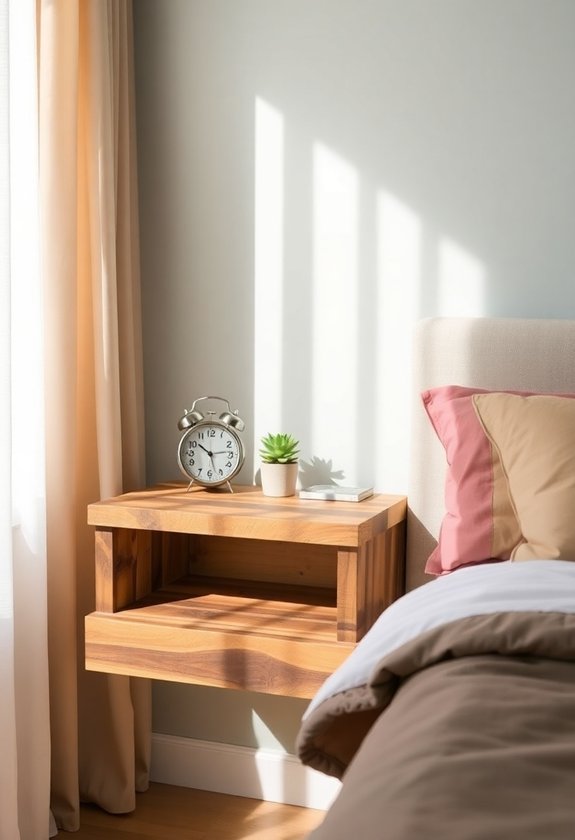 Crafting Wood Decor for Compact Spaces 10 customizable wall mounted nightstands