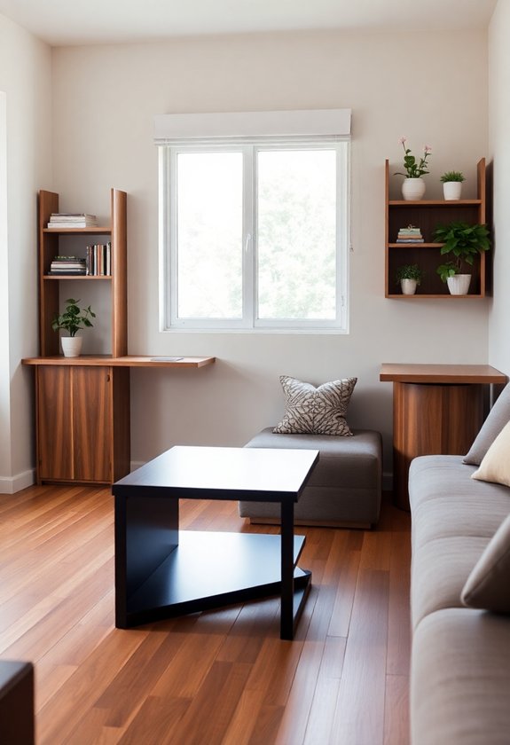 Smart Woodworking Projects for Tiny Apartments 5 versatile space saving furniture solutions