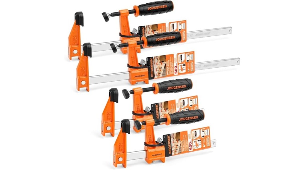 JORGENSEN Steel Bar Clamps Set Review 1 jorgensen steel bar clamps