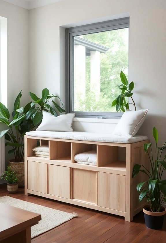 Smart Woodworking Projects for Tiny Apartments 6 customizable seating and storage
