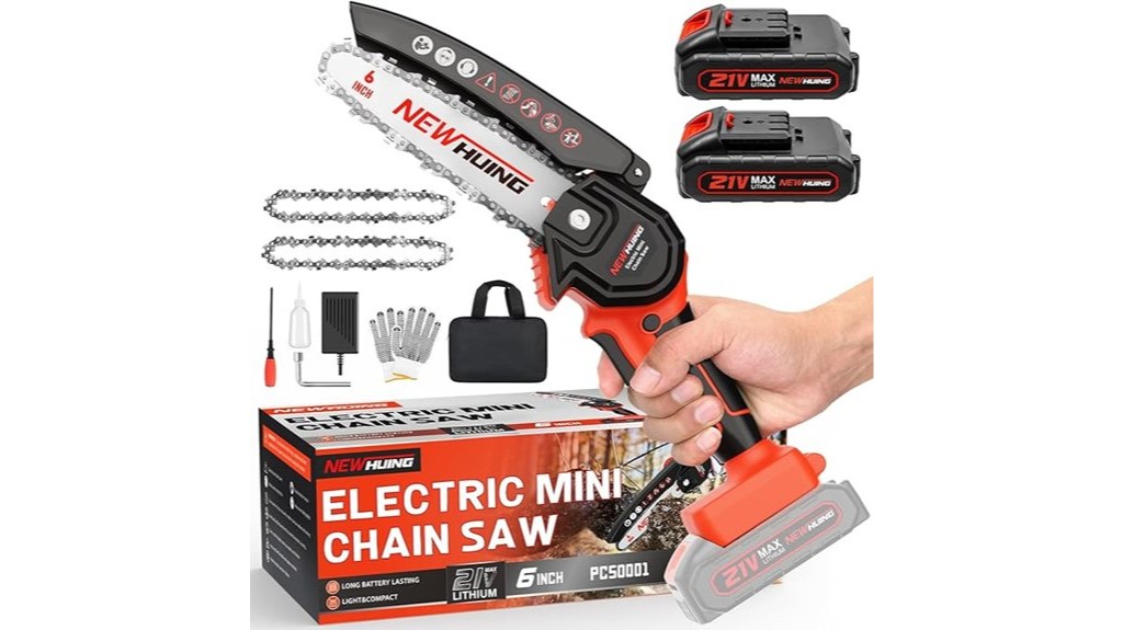 Mini Cordless Chainsaw Kit Review 1 compact portable chainsaw review