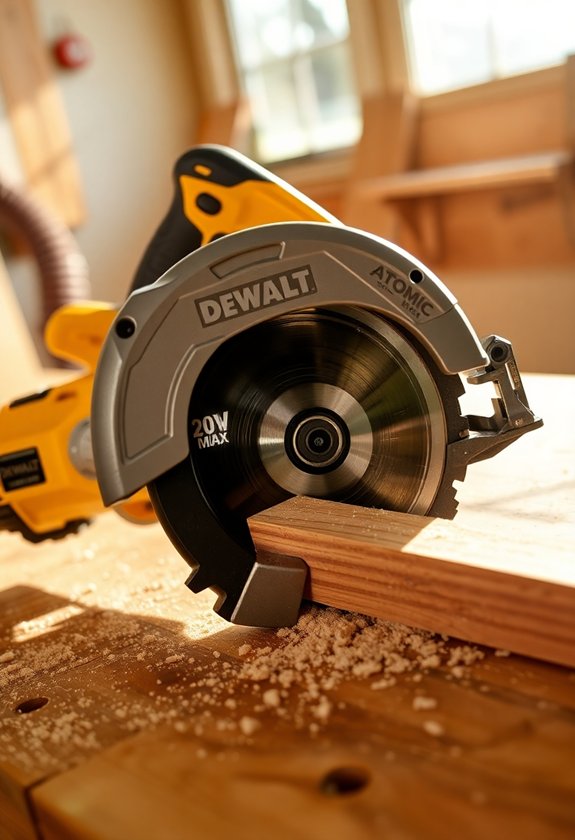 DEWALT ATOMIC 20V MAX* Circular Saw Kit, 4-1/2-Inch (DCS571P1) Review 2 1
