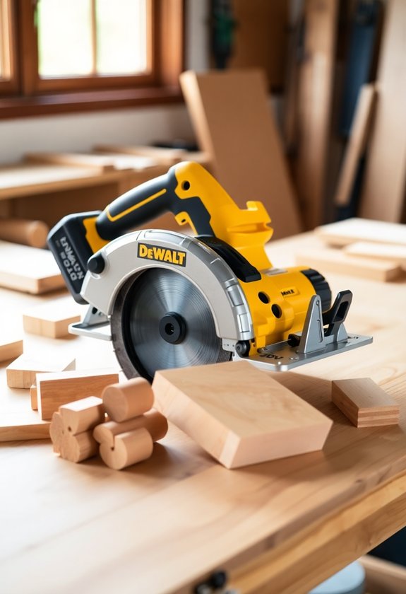 DEWALT ATOMIC 20V MAX* Circular Saw Kit, 4-1/2-Inch (DCS571P1) Review 5 4