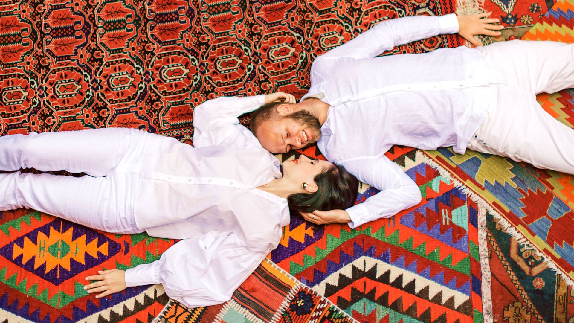 Originele compositie voor een trouwfoto