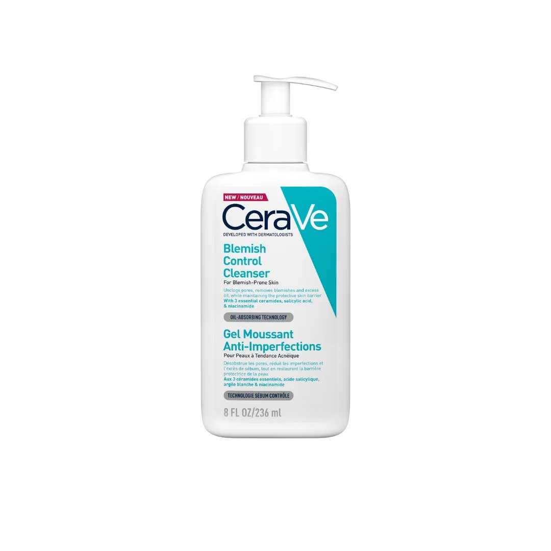 CeraVe Gel Moussant Anti-Imperfections | Peau Grasse à Tendance Acnéique | 236ml