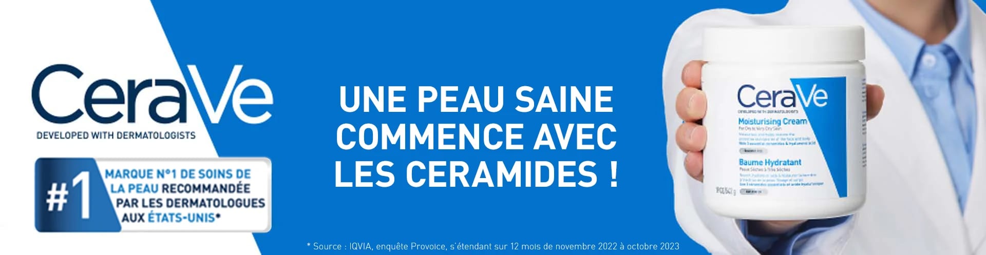 Boutique Officielle CeraVe – Soin Expert pour Peaux Sèches et Sensibles !