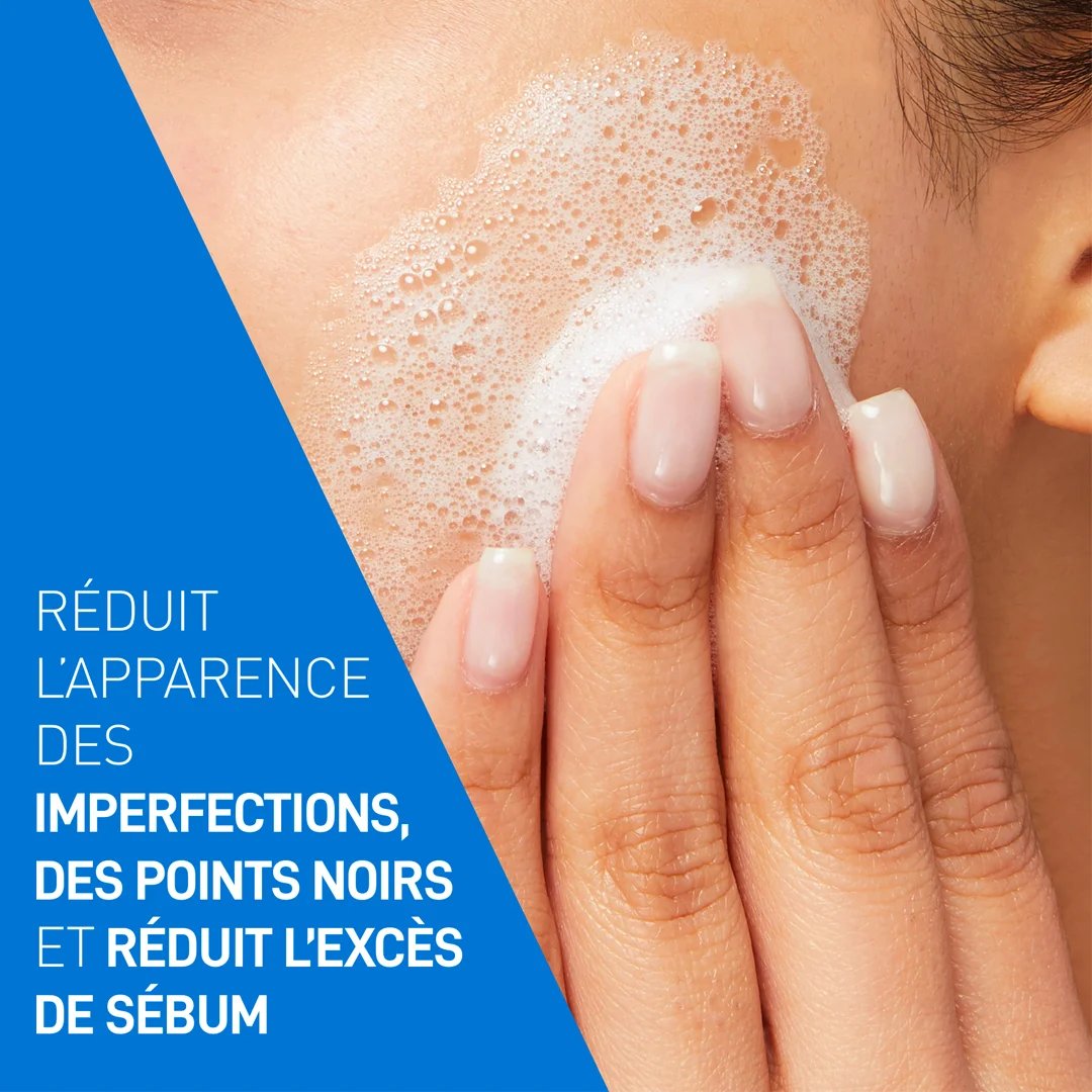 CeraVe Gel Moussant Anti-Imperfections | Peau Grasse à Tendance Acnéique | 236ml