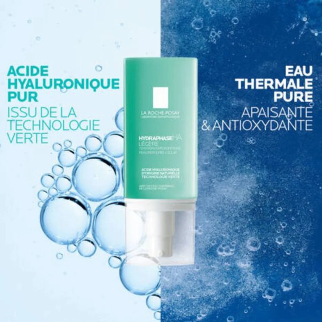La Roche-Posay Hydraphase HA Légère Crème Hydratante Peau Normale à Mixte | 50ml