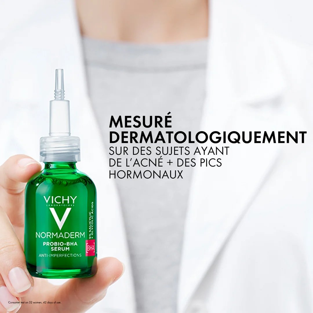 Vichy Normaderm Sérum Anti-Imperfections PROBIO-BHA. Peau Grasse Acnéique | 30ml