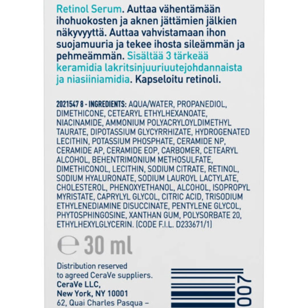 CERAVE SERUM RETINOL ANTI MARQUES 30ML
