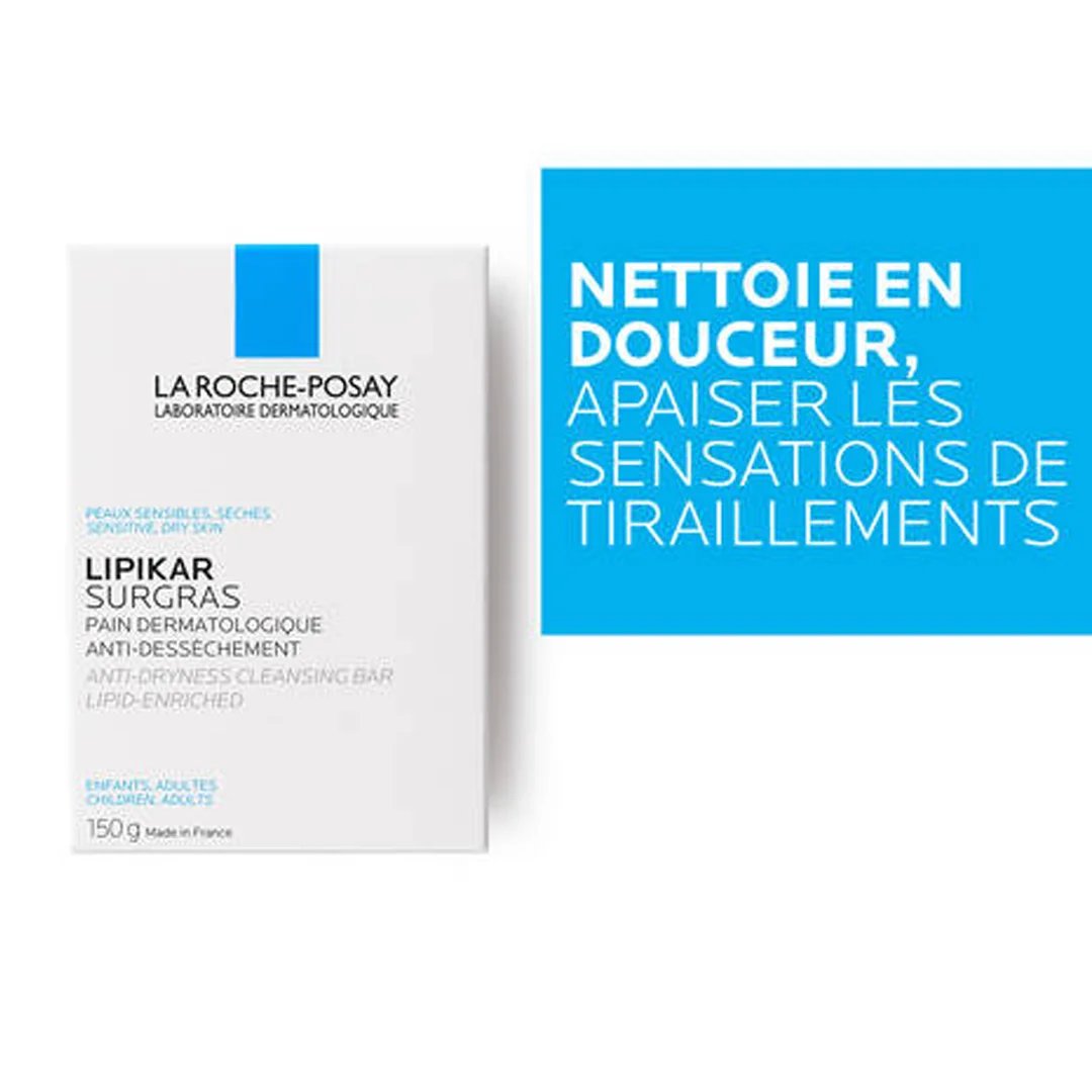 La Roche-Posay Lipikar Pain Physiologique Peau Sensible Sèche | 150g