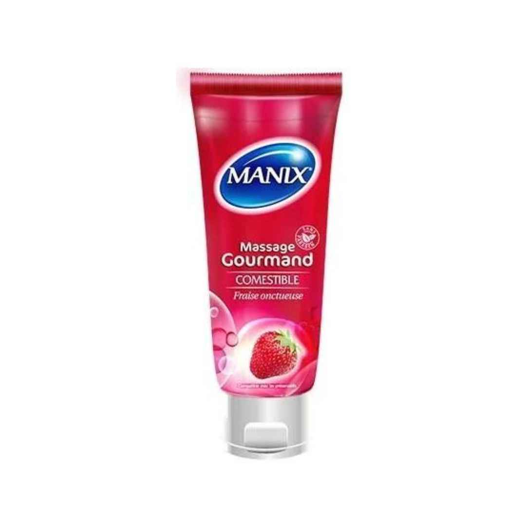 Manix Gel Massage Gourmand 200ml - Gel comestible pour massages sensuels