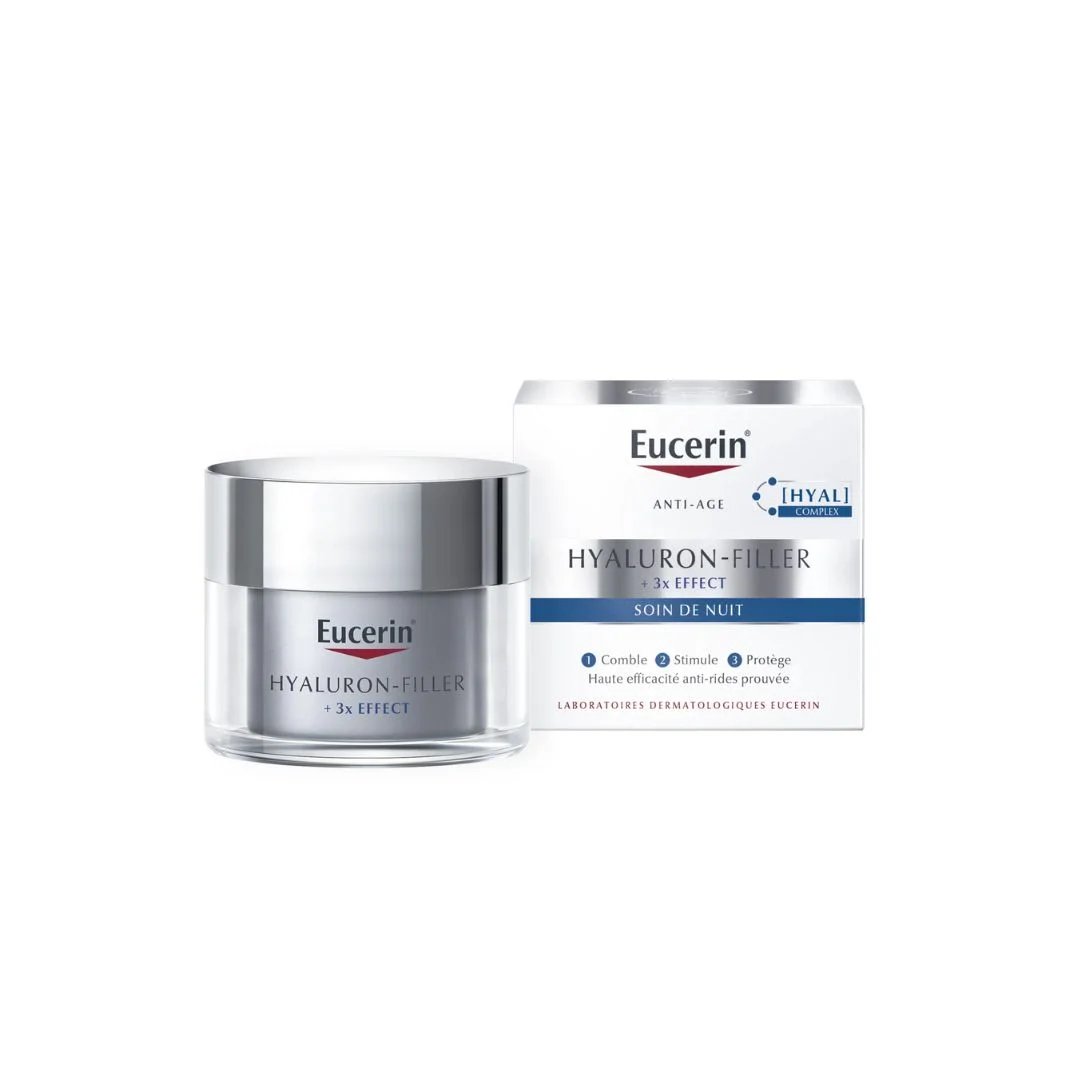 Eucerin Hyaluron-Filler Nuit 50 ml – Soin anti-âge