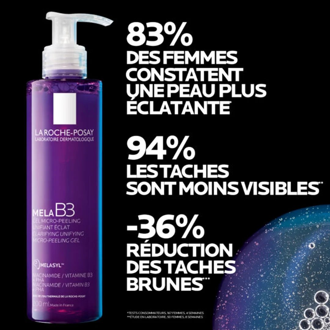 LA ROCHE POSAY MELA B3 GEL MICRO PEELING UNIFIANT ECLAT 200 ML