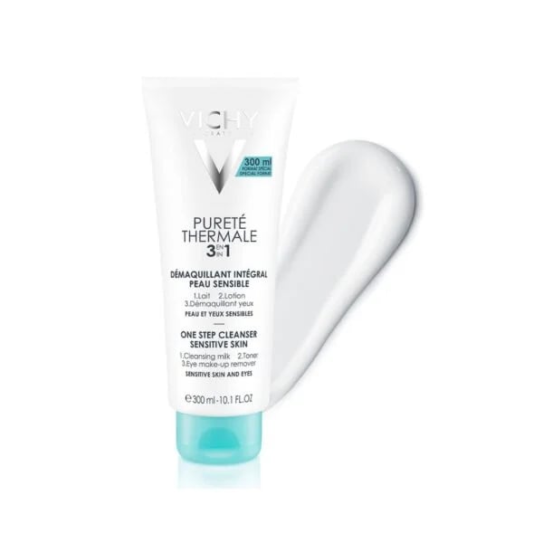 Vichy Pureté Thermale Démaquillant Intégral 3en1 Peau Sensible | 300ml