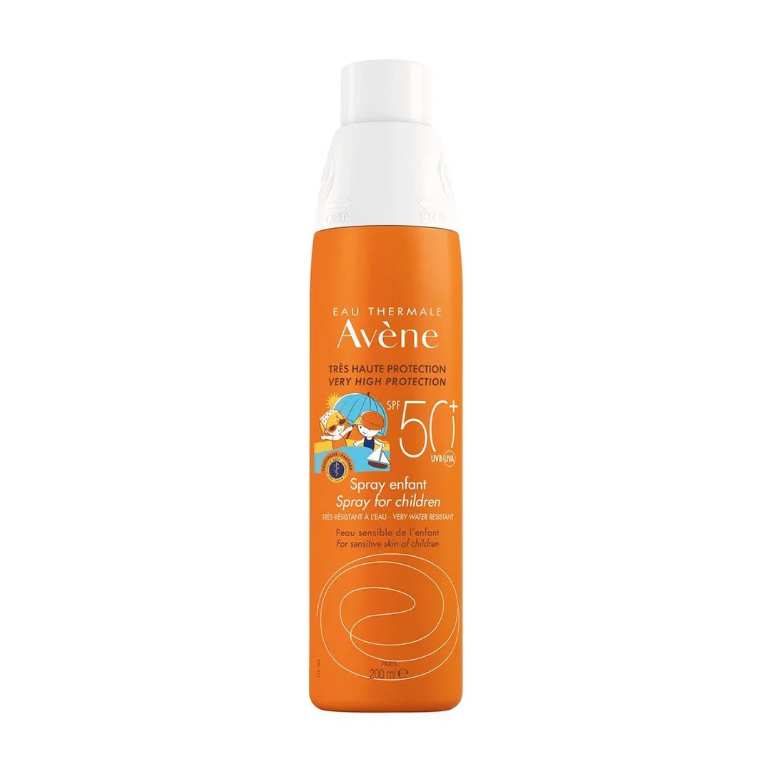 Avène Spray Enfant SPF 50 - Protection solaire pour la peau sensible des enfants