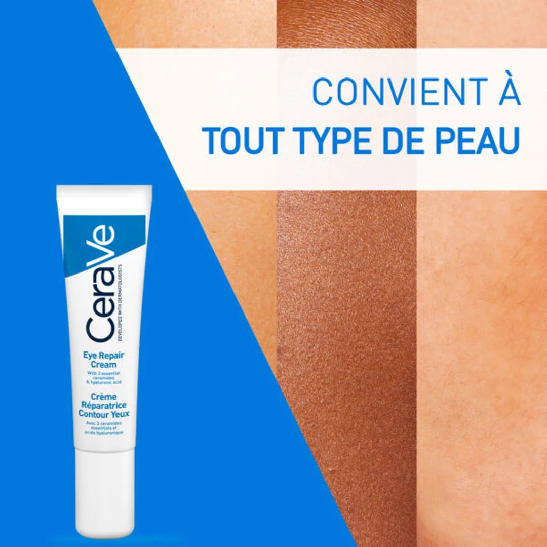 CeraVe Crème Réparatrice Yeux Anti-Cernes et Anti-Poches | 14ml