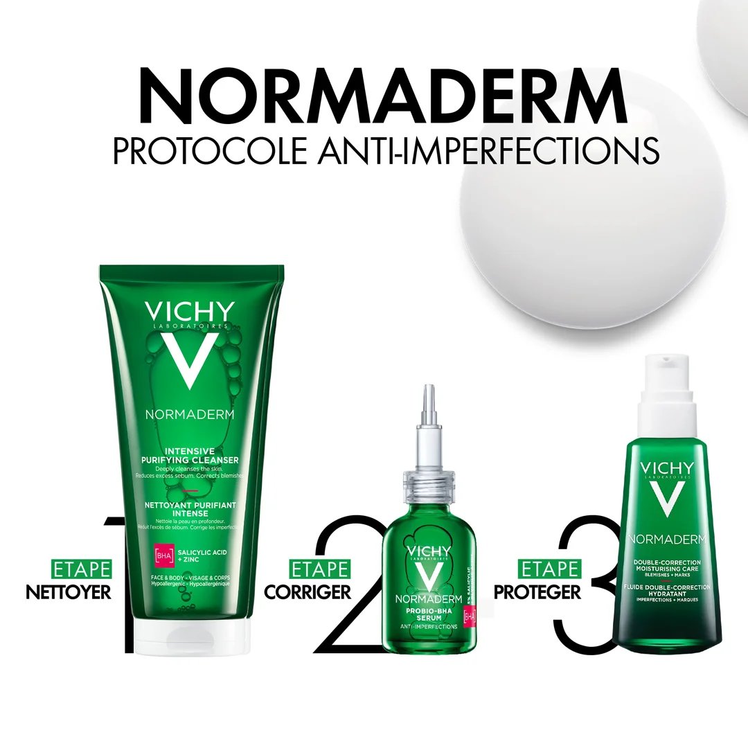 Vichy Normaderm Sérum Anti-Imperfections PROBIO-BHA. Peau Grasse Acnéique | 30ml