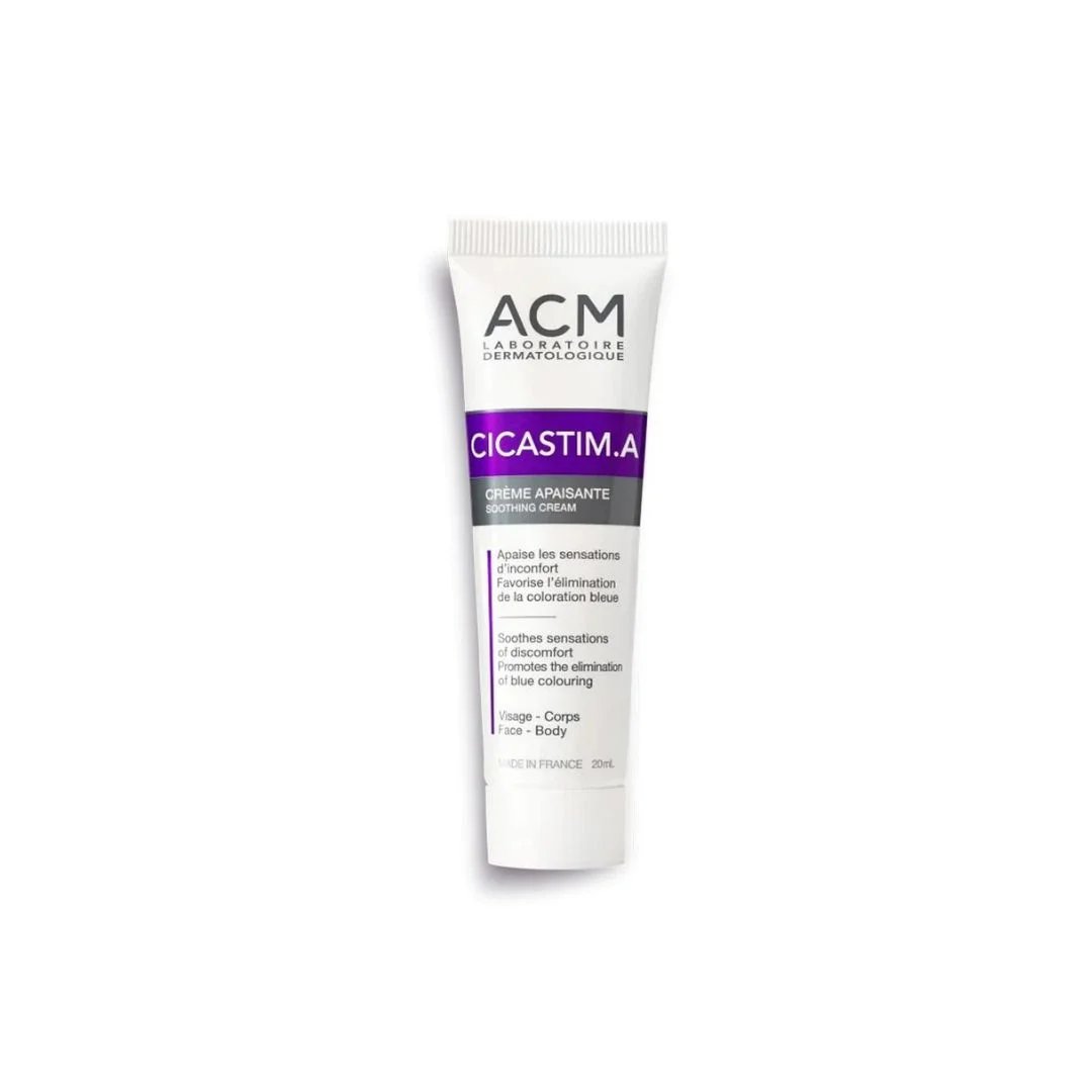 ACM Cicastim A Crème Apaisante : Soin Ultra Apaisant pour Peaux Irritées 20ml