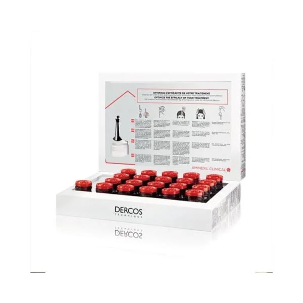 Vichy Dercos Aminexil Clinical Cure Anti-Chute Femmes 21 Ampoules | 21 x 6ml
