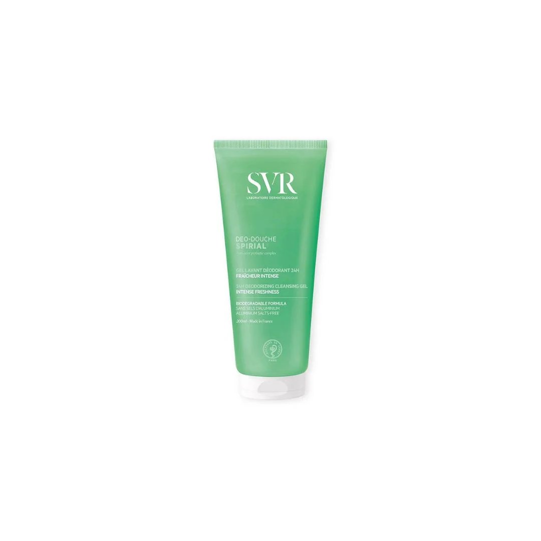 SVR Spirial Deo-Douche 200ml - Gel Douche Déodorant Anti-Transpiration
