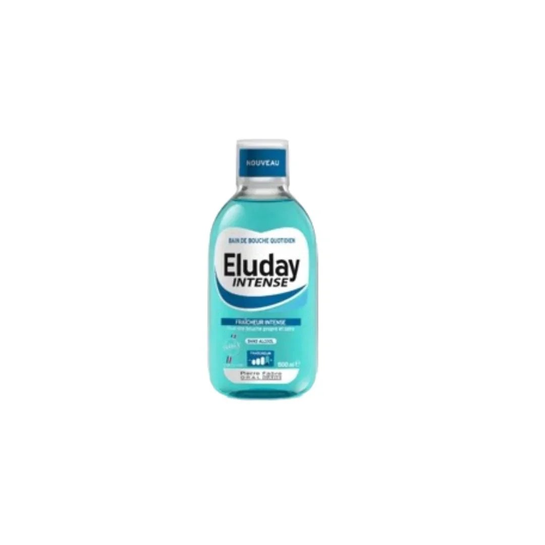 BDB Eluday Intense Bain de Bouche 500ml pour haleine fraîche.