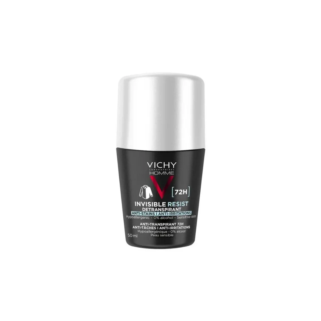 Vichy Déodorant Détranspirant 72H Invisible Homme 50ml