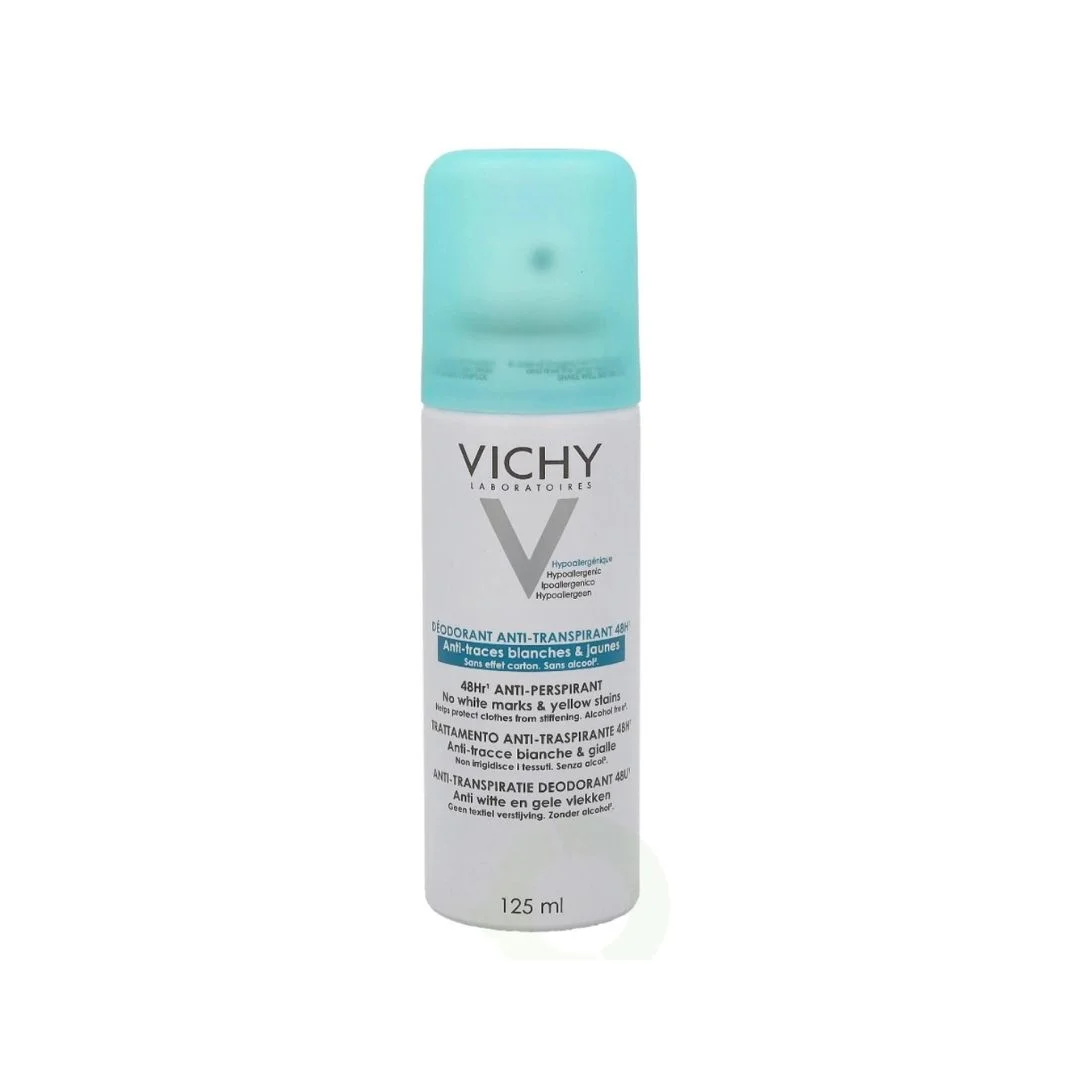 Déodorant Anti-Transpirant 48h Vichy en aérosol pour peau sensible