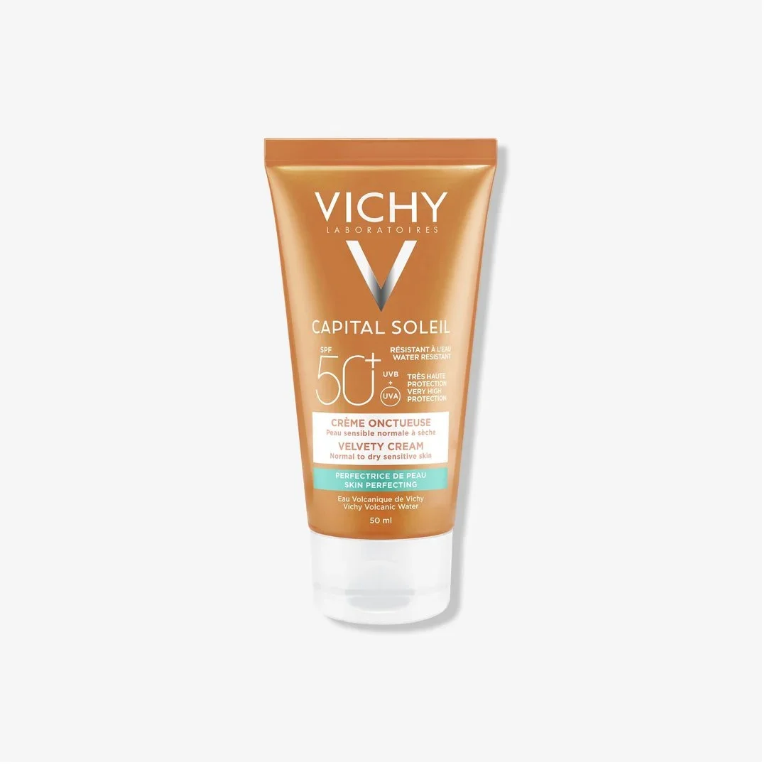 Vichy Capital Soleil Crème Onctueuse SPF50+ Peau Sensible Normale à Sèche | 50ml