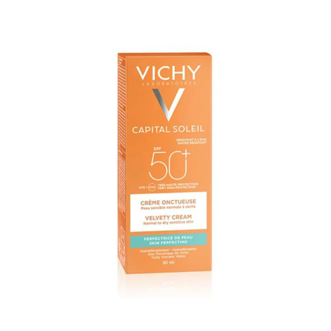 Vichy Capital Soleil Crème Onctueuse SPF50+ Peau Sensible Normale à Sèche | 50ml