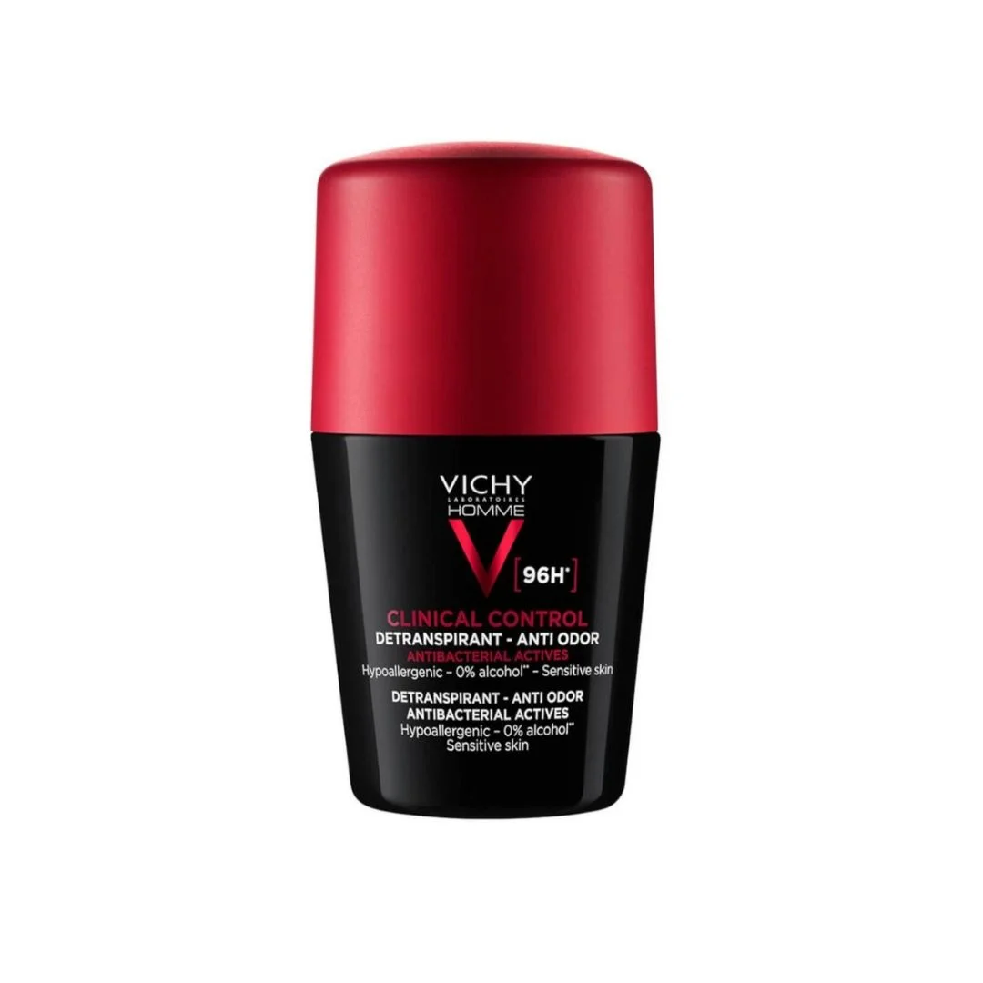 Vichy Homme DÉODORANT CLINICAL CONTROL 96H | Tous types de peau | 50ml