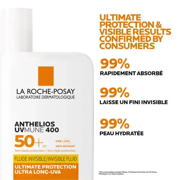 LA ROCHE POSAY ANTHELIOS UVMUNE 400 FLUIDE SOLAIRE INVISIBLE SPF 50+ 50ml