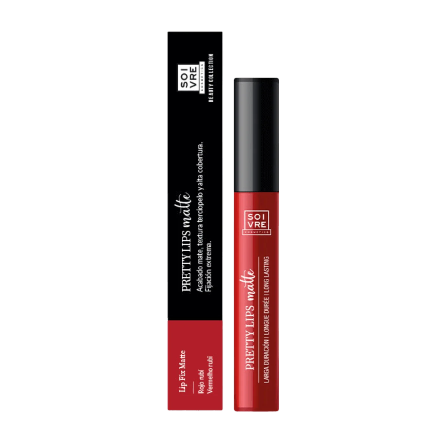 Soivre Rouge à Lèvres Rouge Rubis Matte Water proof