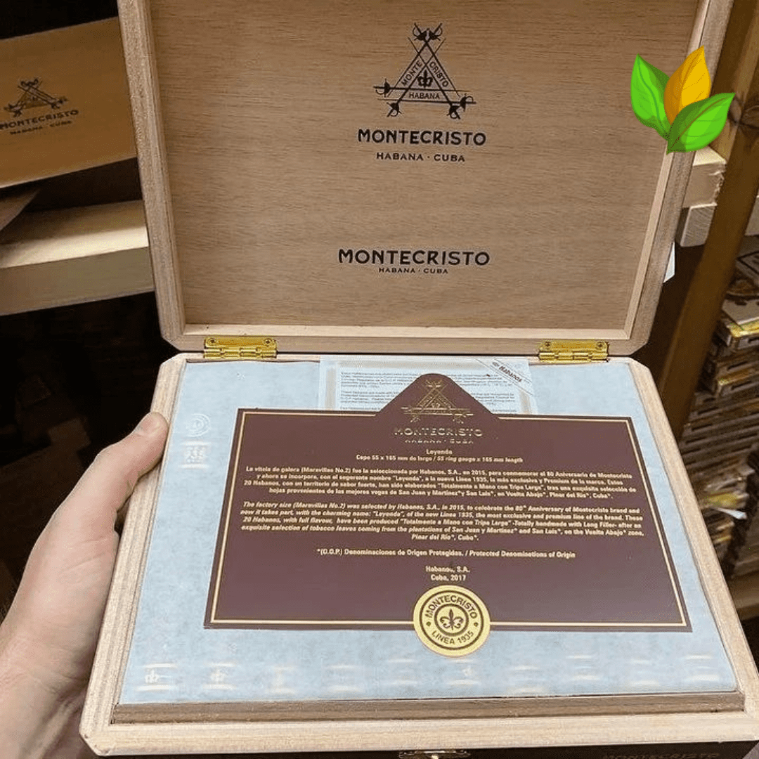 Montecristo Línea 1935 Leyenda