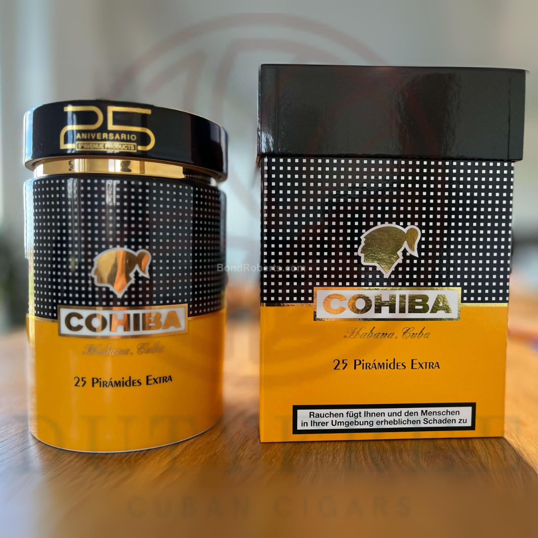 Ceramic Jar Cohiba Piramides EXTRA