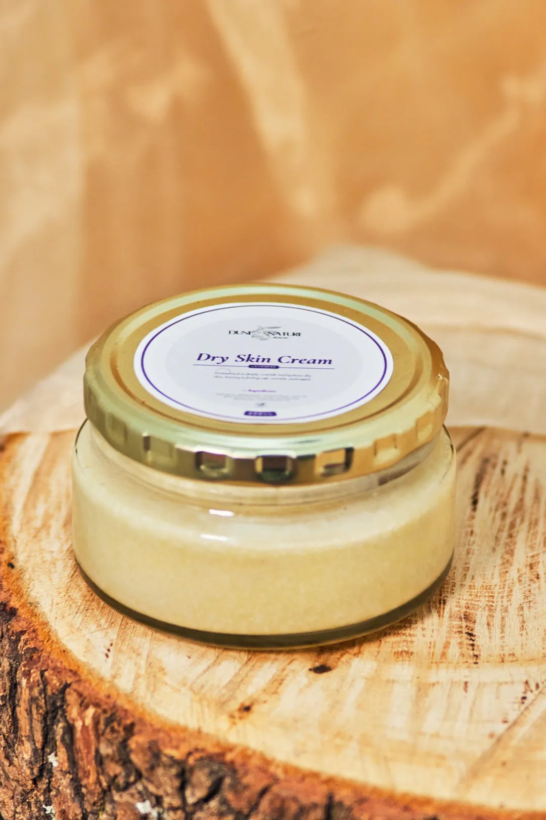dry skin cream lavender dune nature