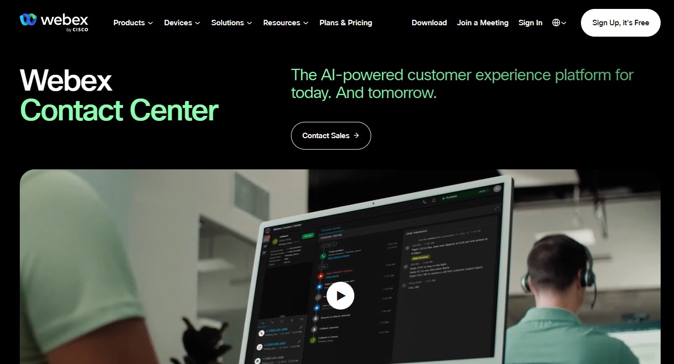 Webex Contact Centre