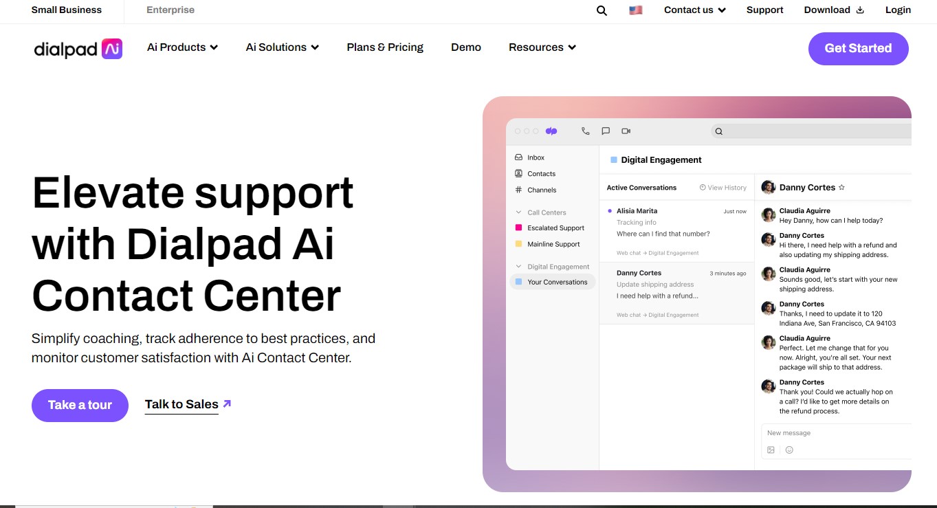 Dialpad AI Contact Center