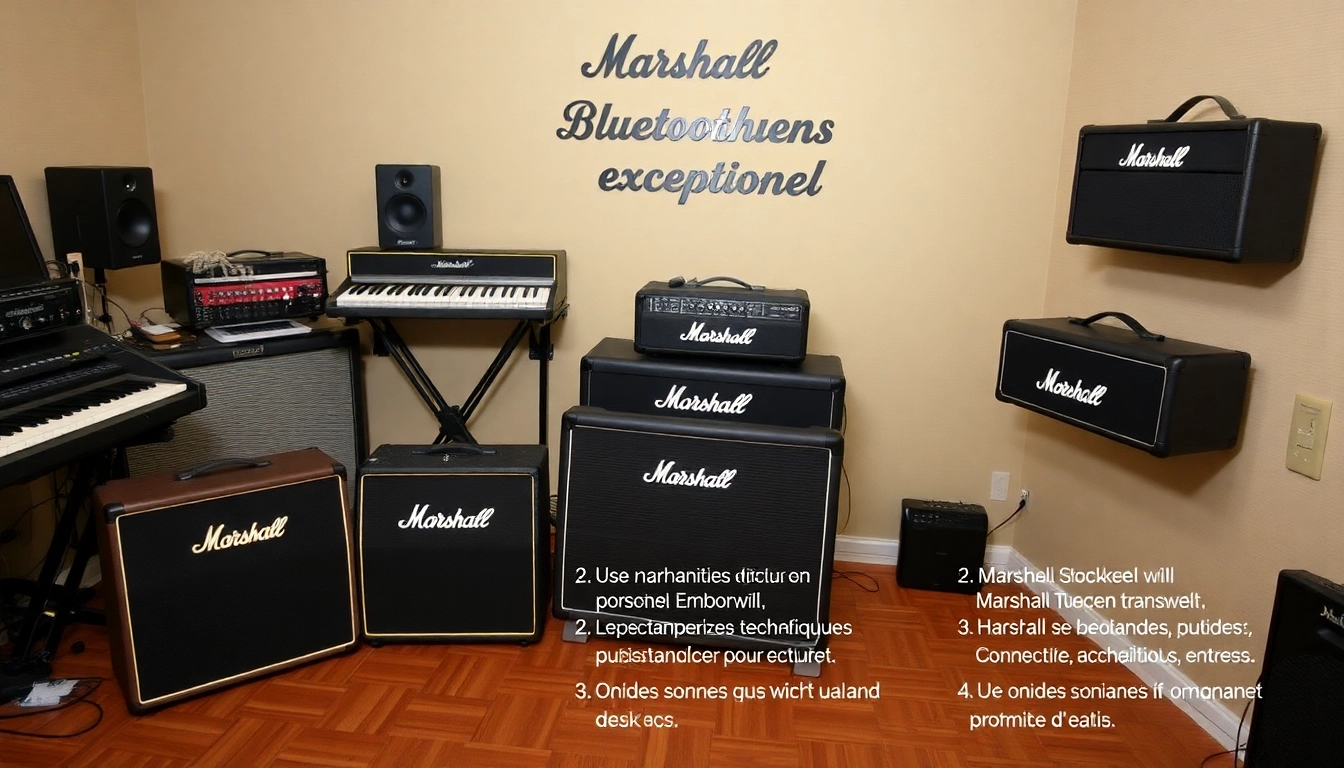 Guide d’Achat : Les Meilleures Enceintes Marshall Bluetooth pour un Son Exceptionnel