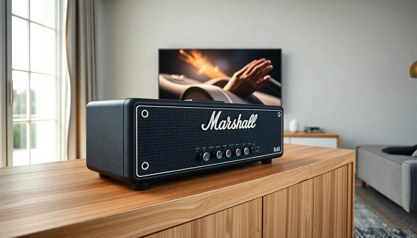 Découvrez la barre de son Heston 120 de Marshall : Performance et Élégance au Rendez-vous