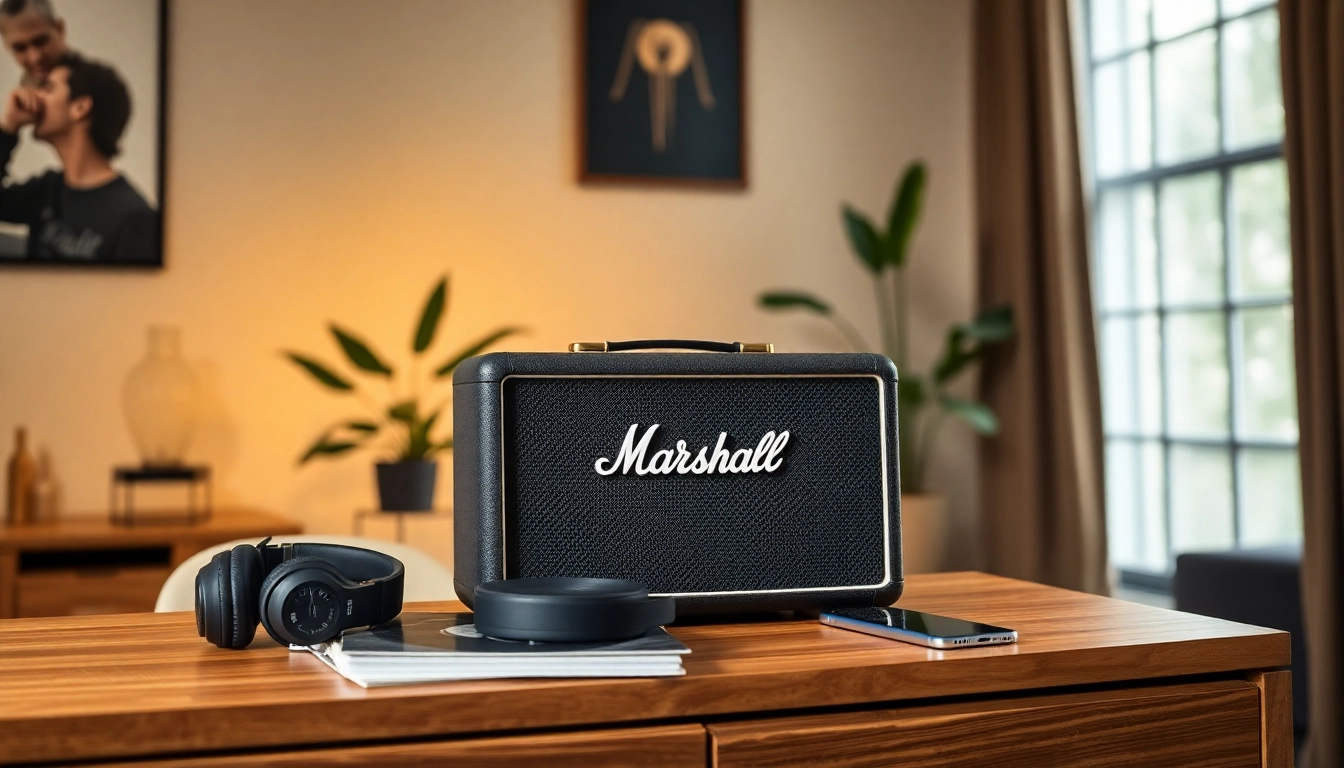 Découvrez l’enceinte Bluetooth Marshall Stanmore III : qualité sonore et design iconique