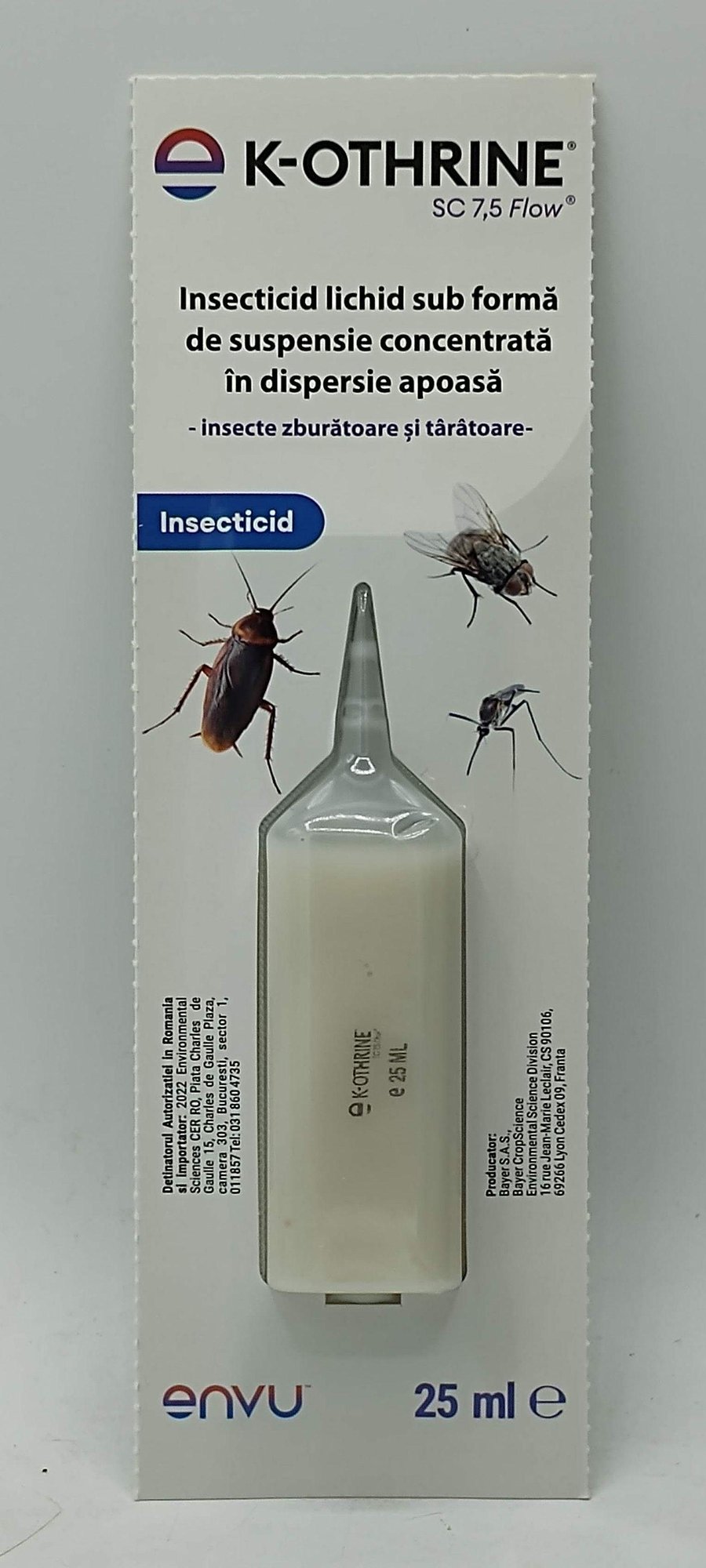 K-OTHRINE SC 7.5 FLOW 2,5 ml BLISTER față