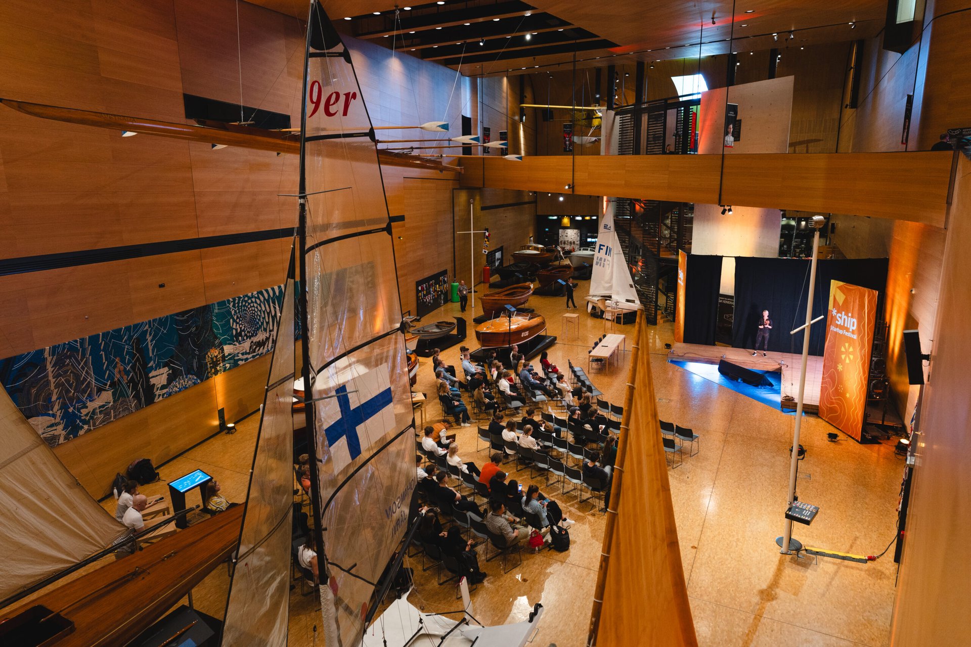 Ship Startup Festival 2024 Merikeskus Vellamon Venehalli