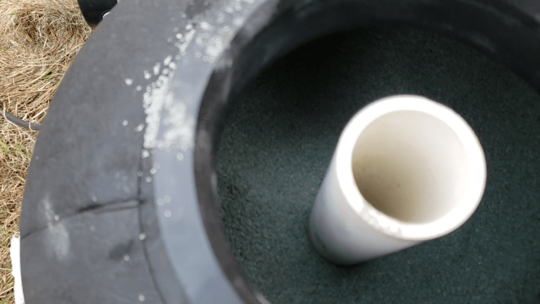 Sand filter filled with new Zeolite Sand.